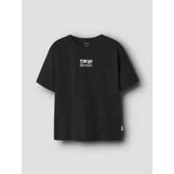 NAME IT KIDS Joss kortærmet t-shirt - Black