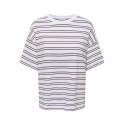 ONLY Lisa kortærmet stribede t-shirt - Cloud Dancer