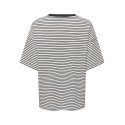ONLY Lisa kortærmet stribede t-shirt - Cloud Dancer