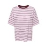 ONLY Lisa kortærmet stribede t-shirt - Pink Lady