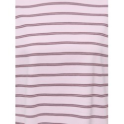ONLY Lisa kortærmet stribede t-shirt - Pink Lady