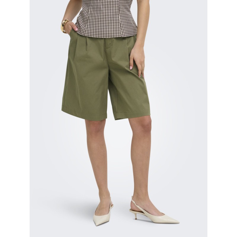 ONLY Lanny baggy bermuda shorts - Stone Gray