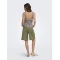 ONLY Lanny baggy bermuda shorts - Stone Gray