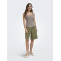 ONLY Lanny baggy bermuda shorts - Stone Gray