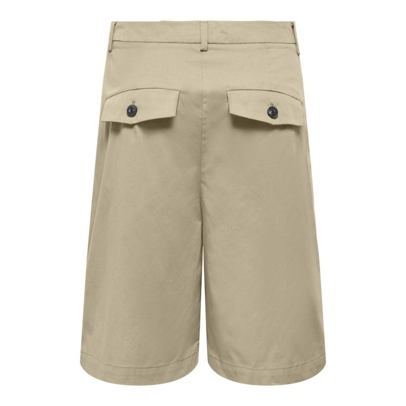 ONLY Lanny baggy bermuda shorts - Pale Khaki
