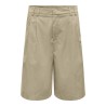 ONLY Lanny baggy bermuda shorts - Pale Khaki