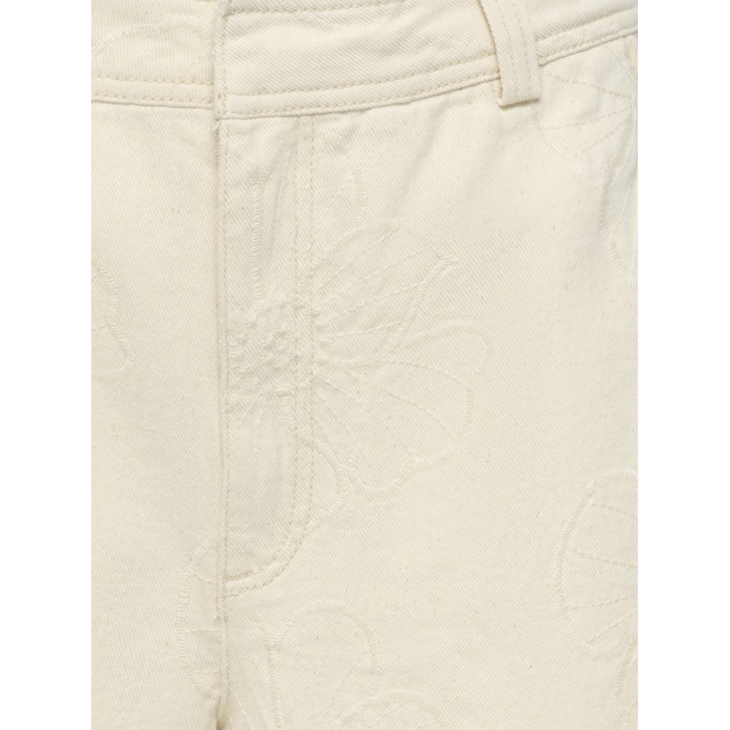 JDY Havanna emb shorts - Ecru