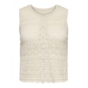 ONLY CARMAKOMA Luza reversible strik top - Birch