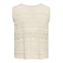 ONLY CARMAKOMA Luza reversible strik top - Birch