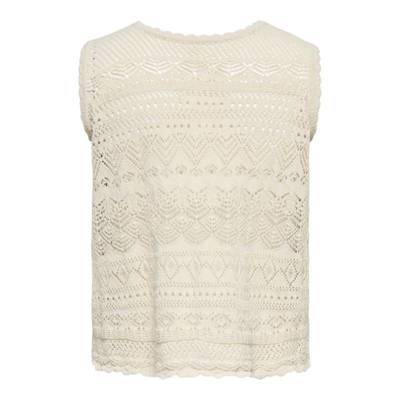 ONLY CARMAKOMA Luza reversible strik top - Birch