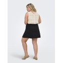 ONLY CARMAKOMA Luza reversible strik top - Birch