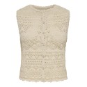 ONLY Luza reversible strik top - Birch