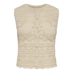 ONLY Luza reversible strik top - Birch
