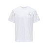 ONLY & SONS Fred kortærmet Print T-shirt - Bright White