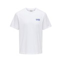 ONLY & SONS Fred kortærmet Print T-shirt - Bright White