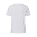 PIECES Gak kortærmet embroidery t-shirt - Bright White Every Morning