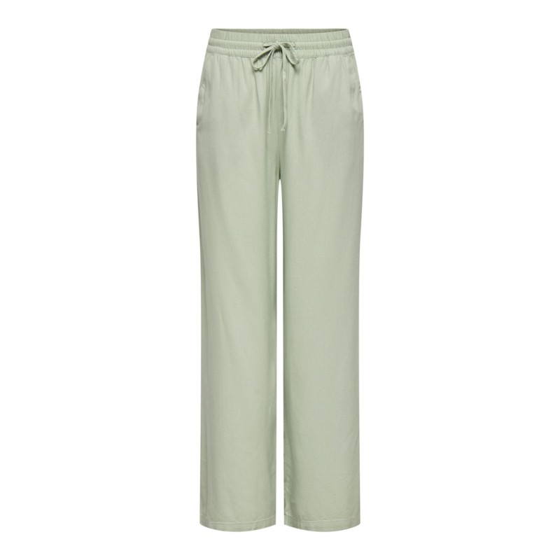 JDY Say HW Linen Wide Bukser - Sea Foam