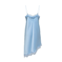 JDY Sigrid strop asym blonde kjole - Halogen Blue WITH HALOGEN BLUE LACE