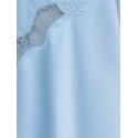 JDY Sigrid strop asym blonde kjole - Halogen Blue WITH HALOGEN BLUE LACE
