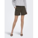 JDY Geggo life occasion shorts - Chocolate Brown