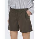 JDY Geggo life occasion shorts - Chocolate Brown