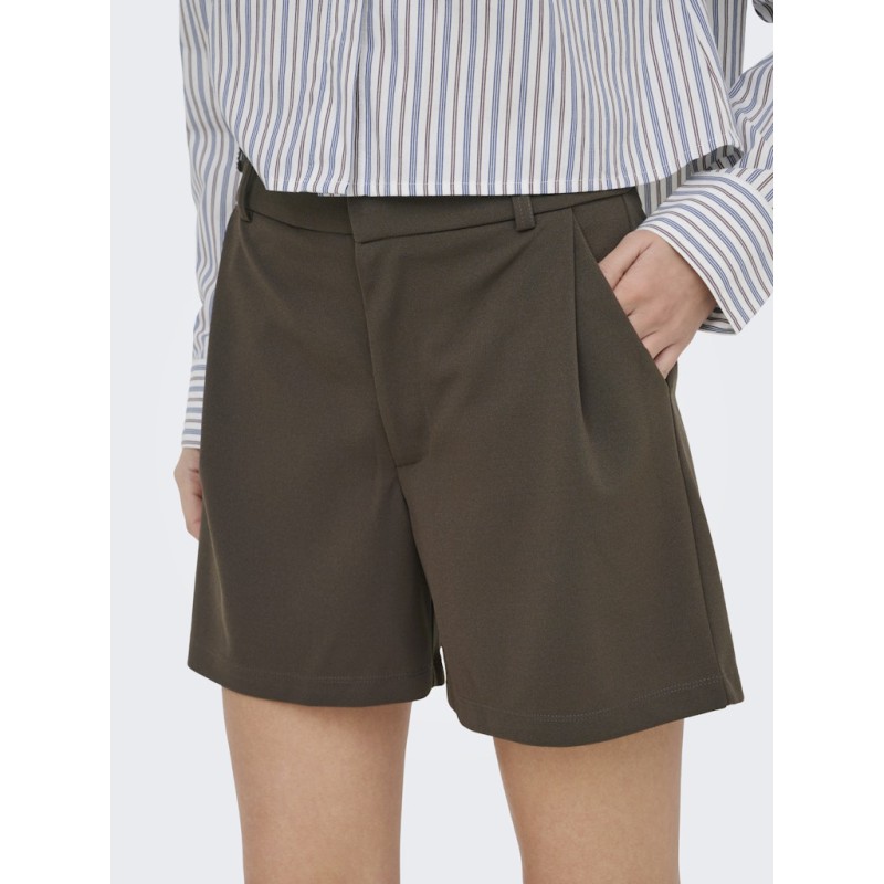 JDY Geggo life occasion shorts - Chocolate Brown