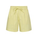 JDY Mio mw shorts - French Vanilla LEMON DROP & BLACK