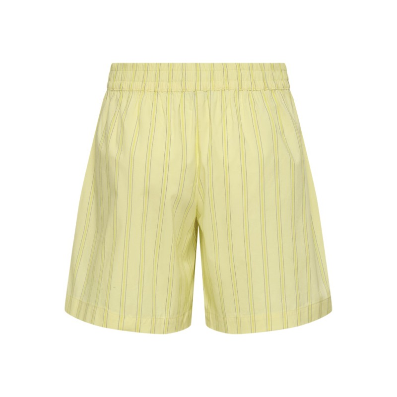 JDY Mio mw shorts - French Vanilla LEMON DROP & BLACK