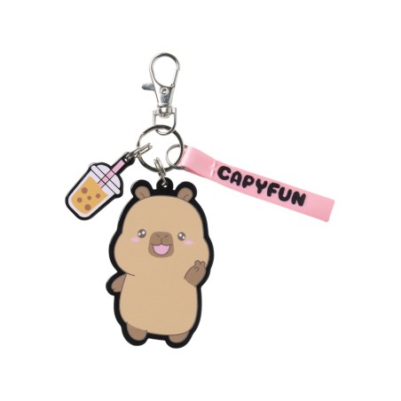 NAME IT KIDS Bara capybara nøglering - Silver