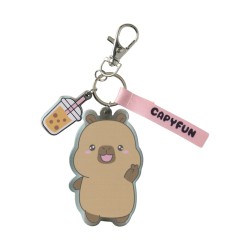NAME IT KIDS Bara capybara nøglering - Silver