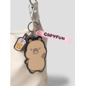 NAME IT KIDS Bara capybara nøglering - Silver