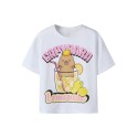 NAME IT KIDS Abina capybara kortærmet t-shirt - Bright White