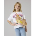 NAME IT KIDS Abina capybara kortærmet t-shirt - Bright White