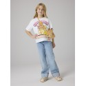 NAME IT KIDS Abina capybara kortærmet t-shirt - Bright White