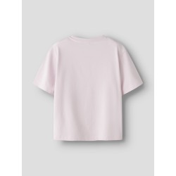 NAME IT KIDS Abbi capybara kortærmet t-shirt - Cradle Pink