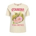 ONLY CARMAKOMA Jenny kortærmet t-shirt - Birch