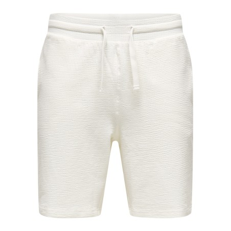 ONLY & SONS Kian Life Seers shorts - Cloud Dancer