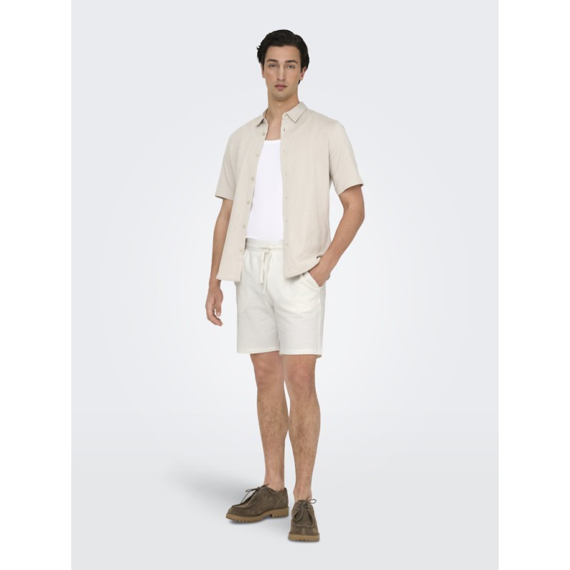 ONLY & SONS Kian Life Seers shorts - Cloud Dancer