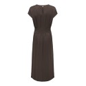 JDY Rebekka life kortærmet kjole - Chocolate Brown
