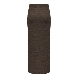 JDY Turbo long tube nederdel - Chocolate Brown
