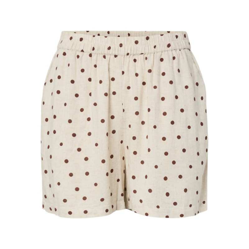 PIECES Pia mw hør shorts - Birch