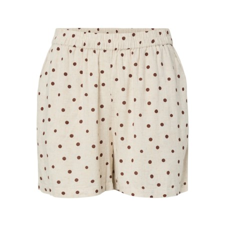 PIECES Pia mw hør shorts - Birch