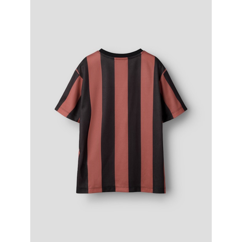 NAME IT KIDS Unisex Jum lotto kortærmet poly t-shirt - Poinsettia Black