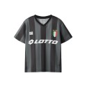 NAME IT KIDS Unisex Jum lotto kortærmet poly t-shirt - Lava Smoke Black