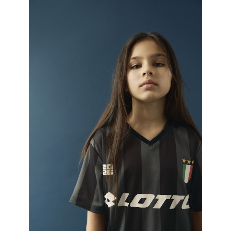 NAME IT KIDS Unisex Jum lotto kortærmet poly t-shirt - Lava Smoke Black