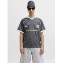 JACK & JONES Eterna football kortærmet polo - Asphalt