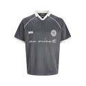 JACK & JONES Eterna football kortærmet polo - Asphalt