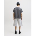 JACK & JONES Eterna football kortærmet polo - Asphalt
