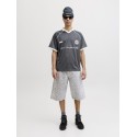 JACK & JONES Eterna football kortærmet polo - Asphalt