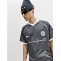 JACK & JONES Eterna football kortærmet polo - Asphalt